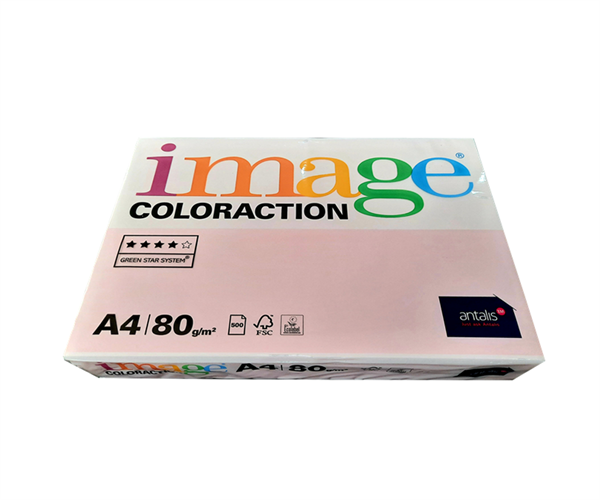 İmage Renkli A4 Fotokobi Kağıdı 500'lü 80 gr Pembe