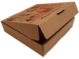Tst Karton Pizza Kutusu 26x26x6,5 cm 100'lü
