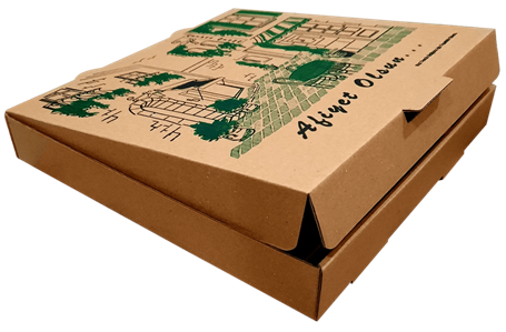 Tst Karton Pizza Kutusu 26x26x4 cm 100'lü